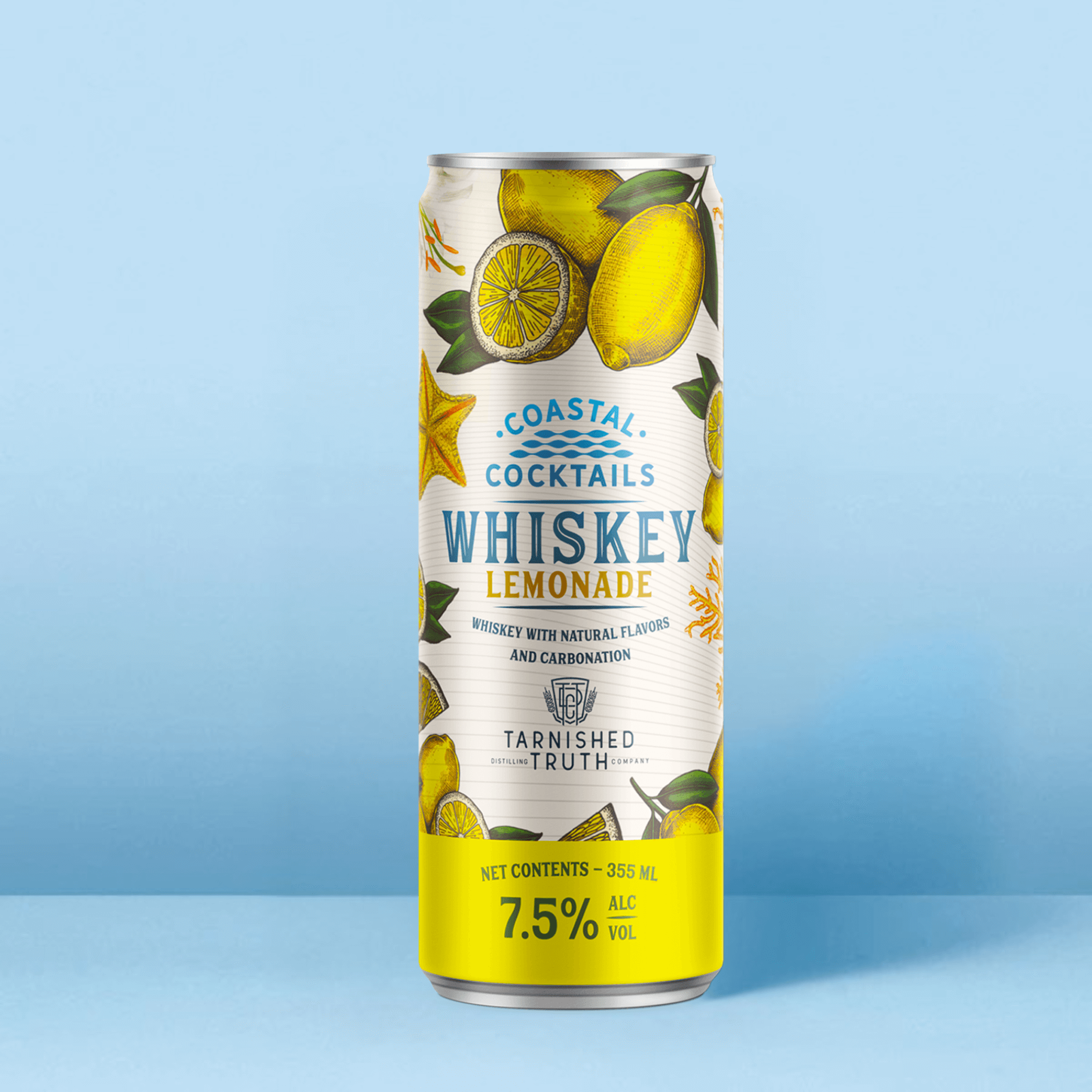 Coastal Cocktails Whiskey Lemonade can